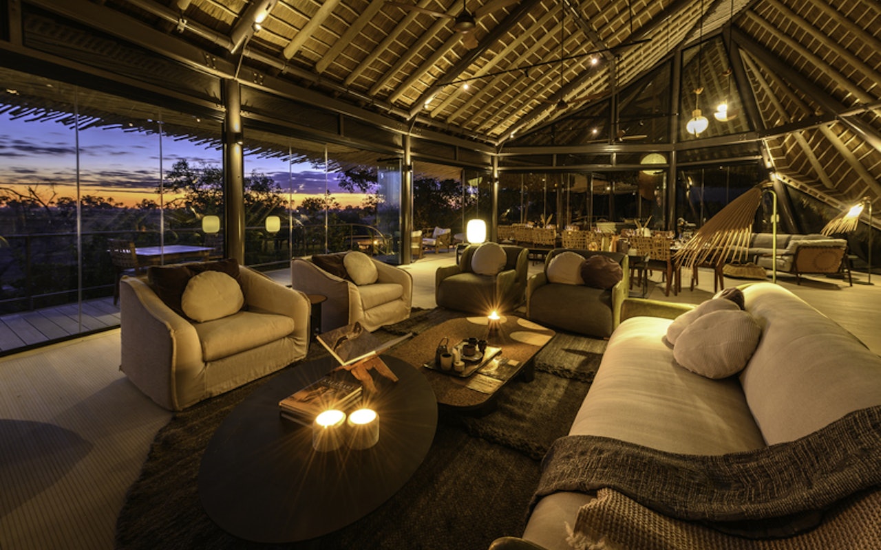 HotelBotswanaOkavango Jao Camp Lounge