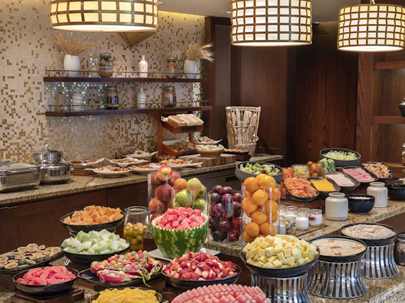 HotelDubaiRitz Carlton DubaiClub Lounge Buffet
