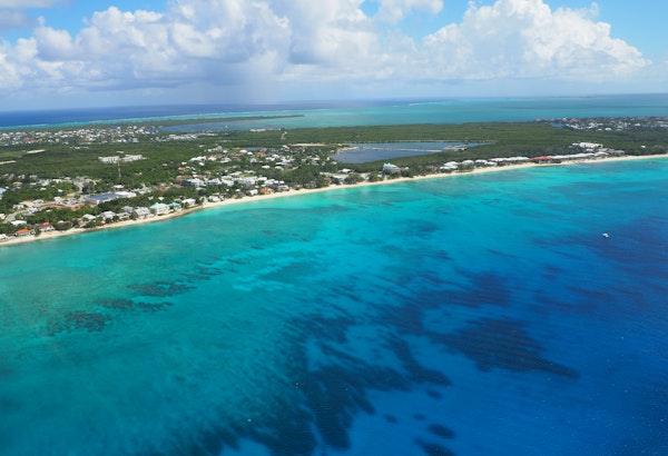 Cayman IslandsInsel von oben