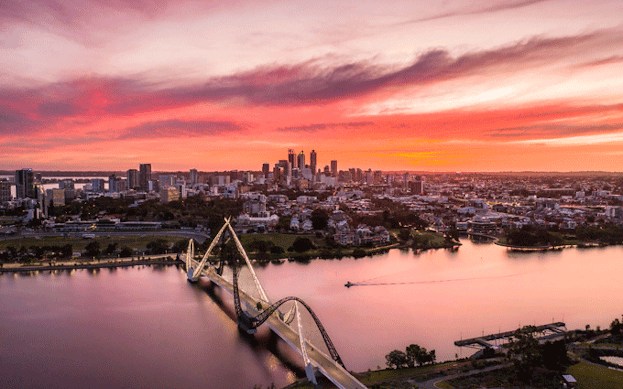 AustralienWesternAustraliaPerth Sonnenuntergang