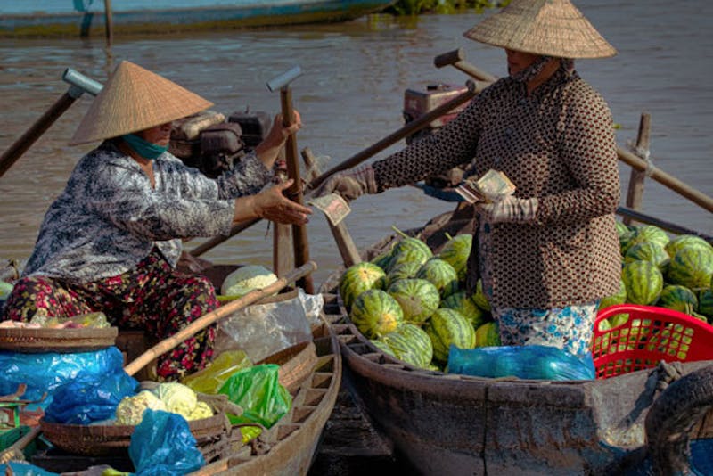 VietnamCan Tho Mekong DeltaCai Rang Floating Market