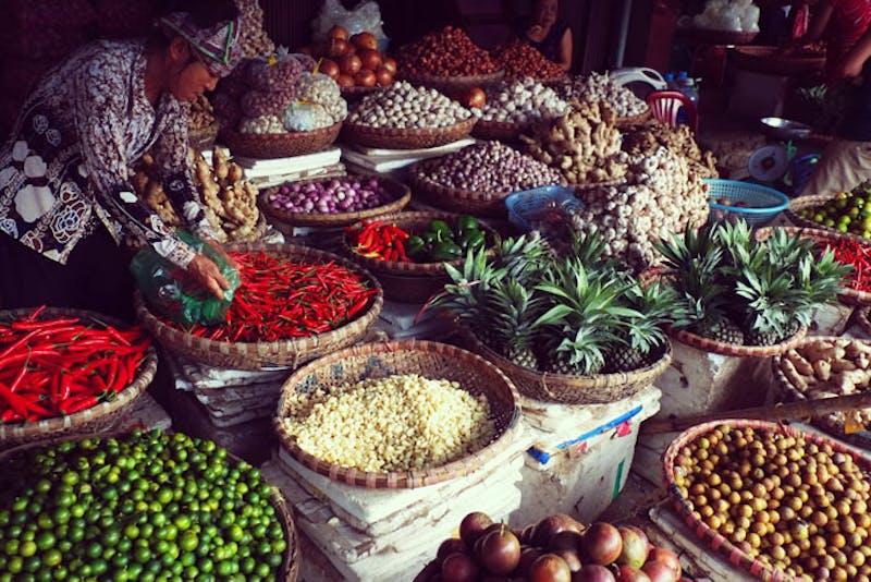 VietnamHanoiGewuerzmarkt