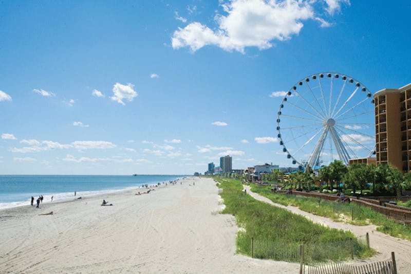 SouthCarolinaMyrtleBeach ViewLookingSouth