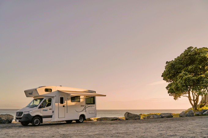 CamperMauiNeuseelandBeach Aussen
