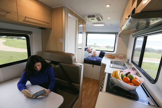 CamperMightyNeuseelandDoubleUp Innen