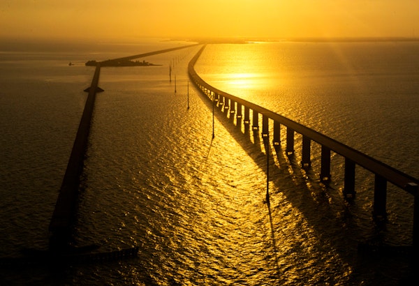 FloridaFlorida KeysSeven Mile Bridge Sunrise by Rob ONeal