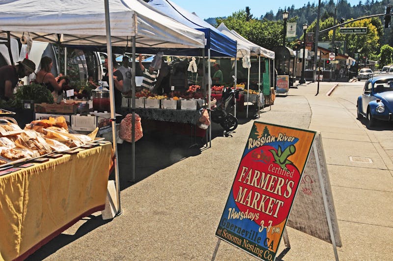 CaliforniaSonomafarmers markets Guerneville