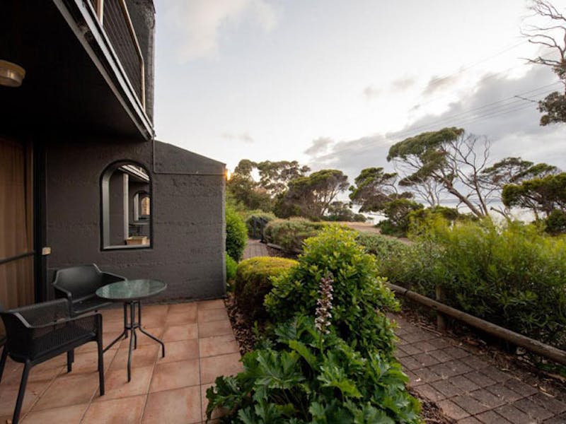 HotelAustralienSAKangaroo IslandMercure Kangaroo Island Lodge Terrasse