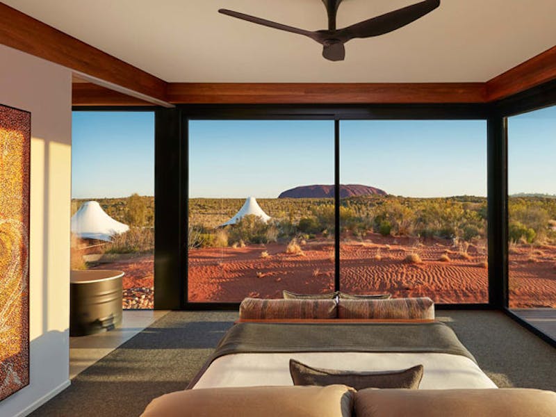 HotelAustralienNTAyers RockLongitude 131 Zimmer