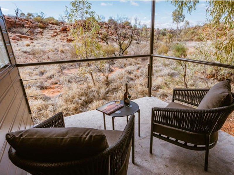 HotelAustralienNTKings CanyonDiscovery Kings Canyon Balkon