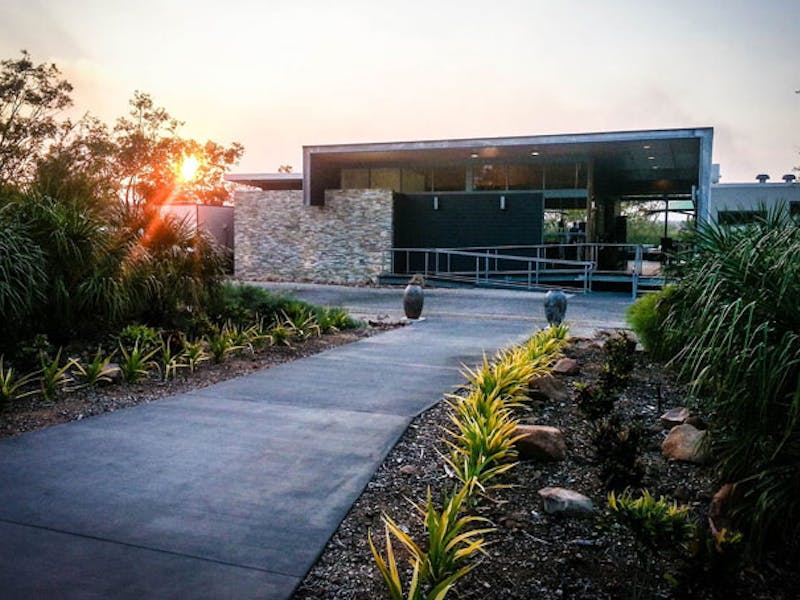 HotelAustralienNTKatherineNitmiluk Cabins von aussen
