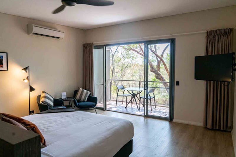 HotelAustralienNTKatherineNitmiluk Cabins Zimmer