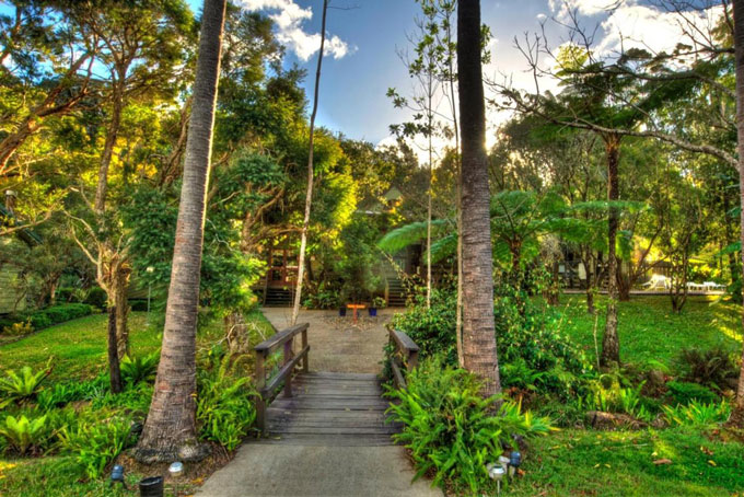 HotelAustralien QLDEungellaBroken River Mountain Retreat Garten