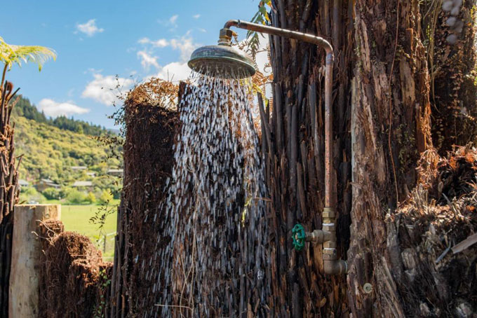 HotelNeuseelandNelsonAbel Tasman National ParkAbel Tasman Lodge Dusche