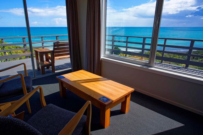 HotelNeuseelandWest CoastGreymouthBreakers Boutique Accommodation Balkon