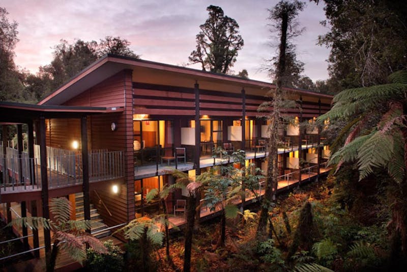 HotelNeuseelandWest CoastFranz Josef GletscherTe Waonui Forest Retreat oben
