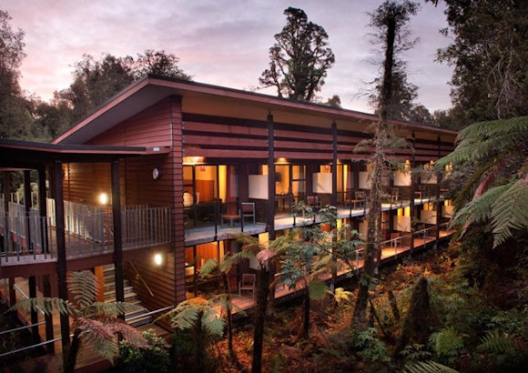 HotelNeuseelandWest CoastFranz Josef GletscherTe Waonui Forest Retreat oben