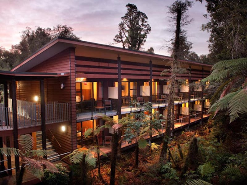 HotelNeuseelandWest CoastFranz Josef GletscherTe Waonui Forest Retreat oben