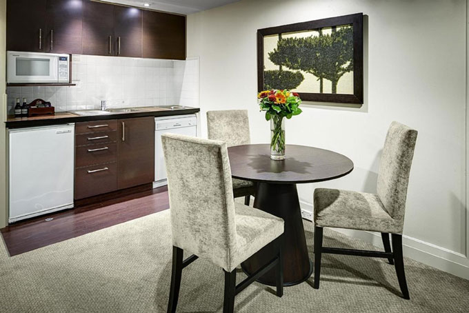 HotelNeuseelandQueenstownQueenstownHeritage Hotel Queensland Kueche