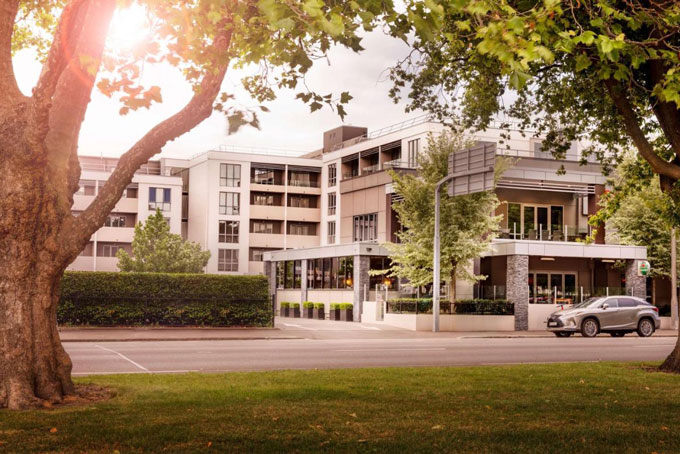 HotelNeuseelandChristchurchChristchurchRydges Latimer Square von aussen