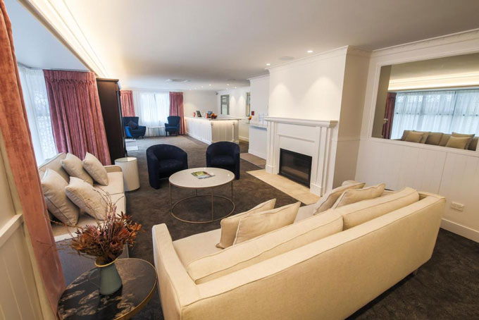 HotelNeuseelandChristchurchChristchurchScenic Hotel Cotswold Lobby