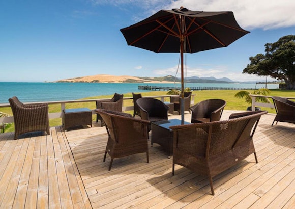 HotelNeuseelandKauri Coast HokiangaThe sands Hokianga Terrasse