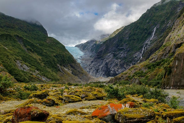 NeuseelandFranz Josef Gletscher Schlucht