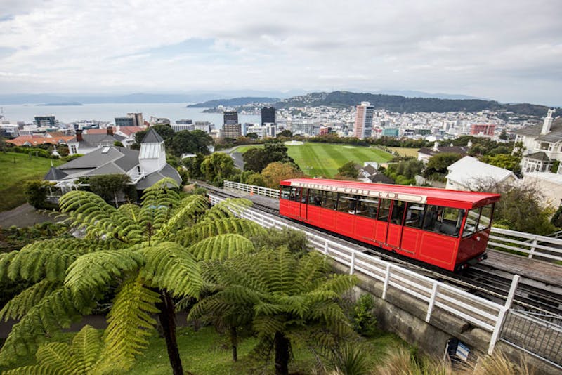 NeuseelandWellington Aussicht Bahn