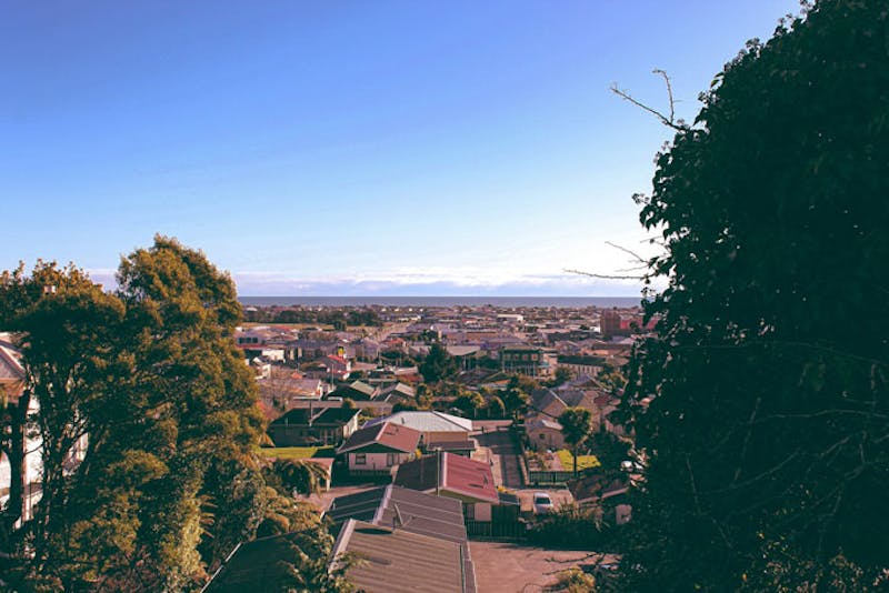 NeuseelandGreymoouthCityview
