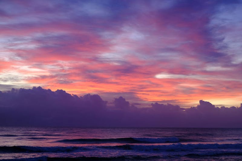 AustralienQueenslandSurfersBaySonnenuntergang