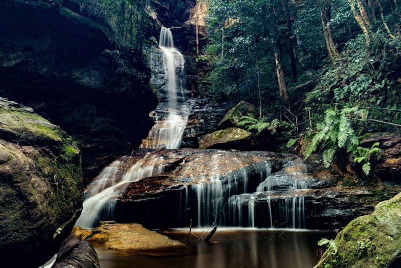 AustralienNewSouthWalesBlueMountainsWasserfall