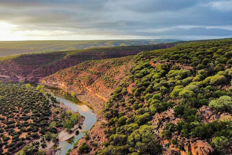 AustralienWesternAustraliaKalbarriAussicht