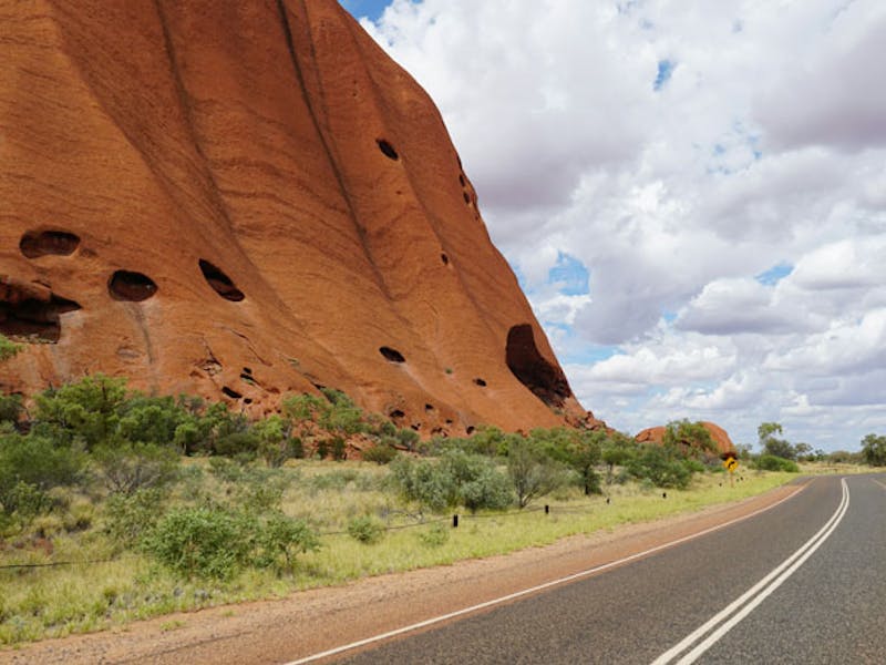 AustralienNorthernTerritoryAyersRockStrasse