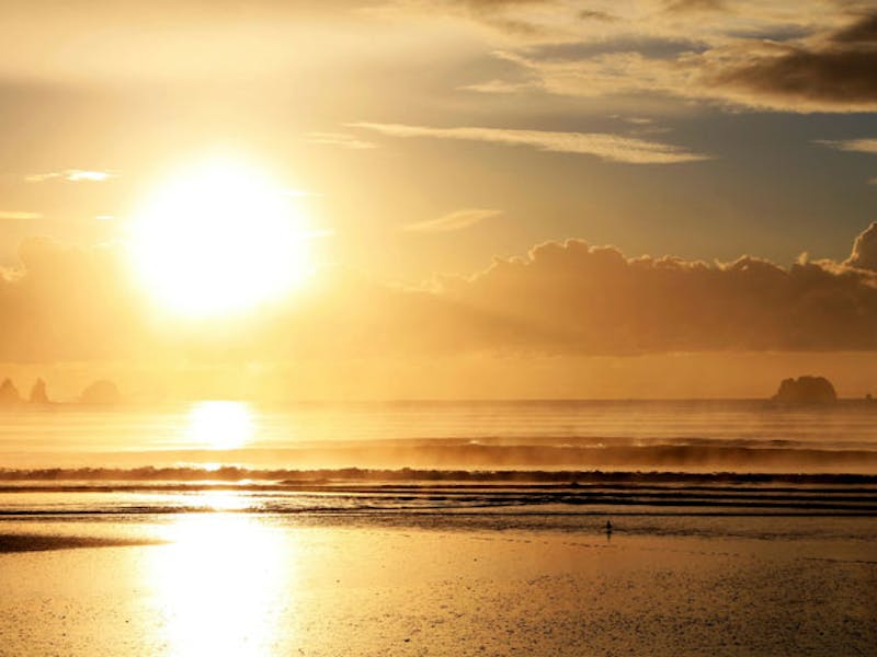 NeuseelandWhangamataSonne