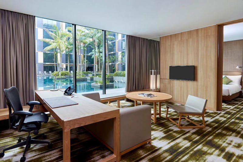 HotelSingapurChangiCrowne Plaza Changi Airport an IHG HotelWohnbereich