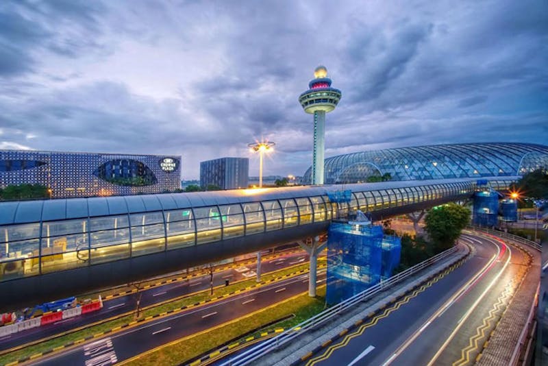HotelSingapurChangiCrowne Plaza Changi Airport an IHG HotelAussicht