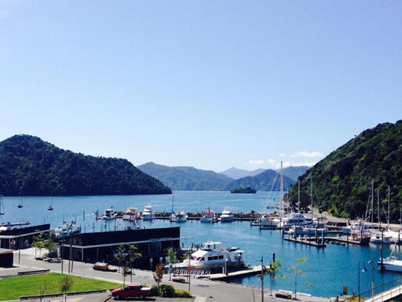 HotelNeuseelandMarlboroughPicton Yacht Club HotelAusblick