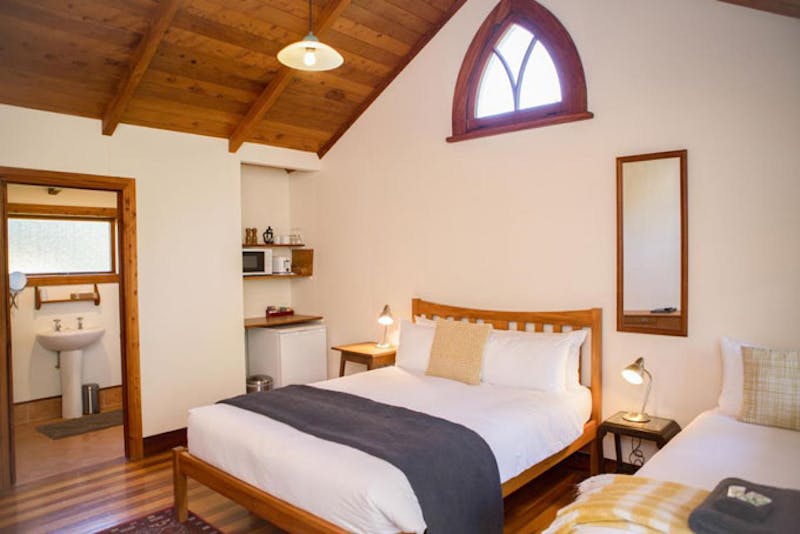 HotelNeuseelandCoromandelThe Church AccommodationZimmer