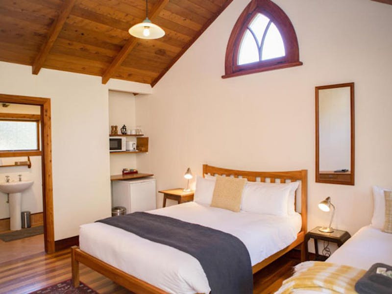 HotelNeuseelandCoromandelThe Church AccommodationZimmer