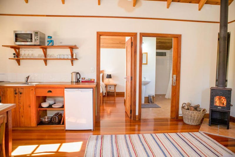 HotelNeuseelandCoromandelThe Church AccommodationKueche