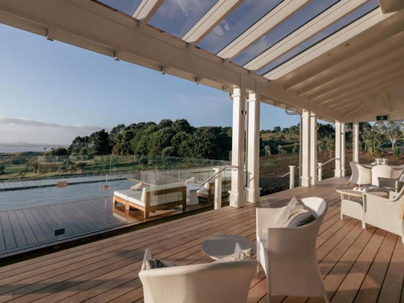 HotelNeuseelandNorthlandThe Lodge at Kauri CliffsBalkon