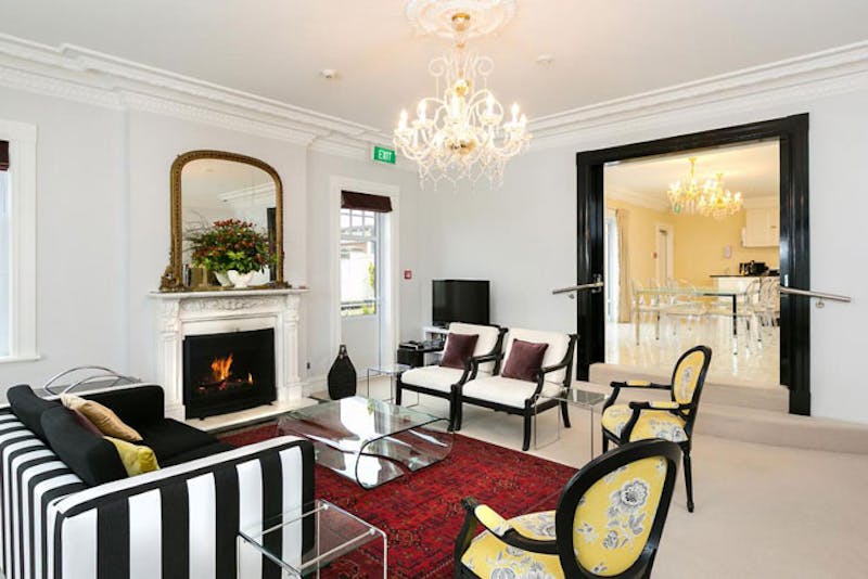 HotelNeuseelandDunedinCamp EstateWohnzimmer