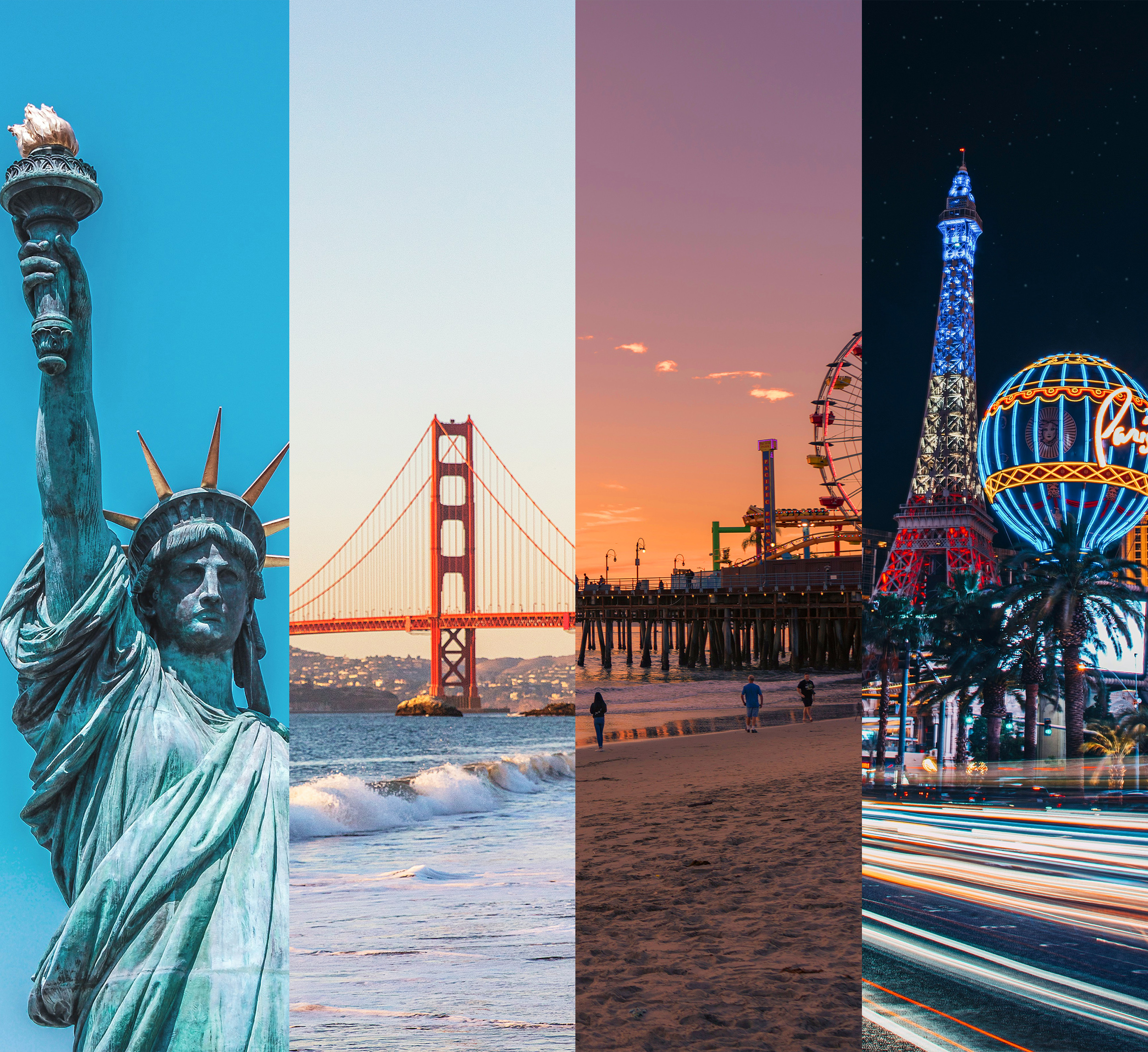 HDCityhoppingNewyork sanfransisco losangeles lasvegas