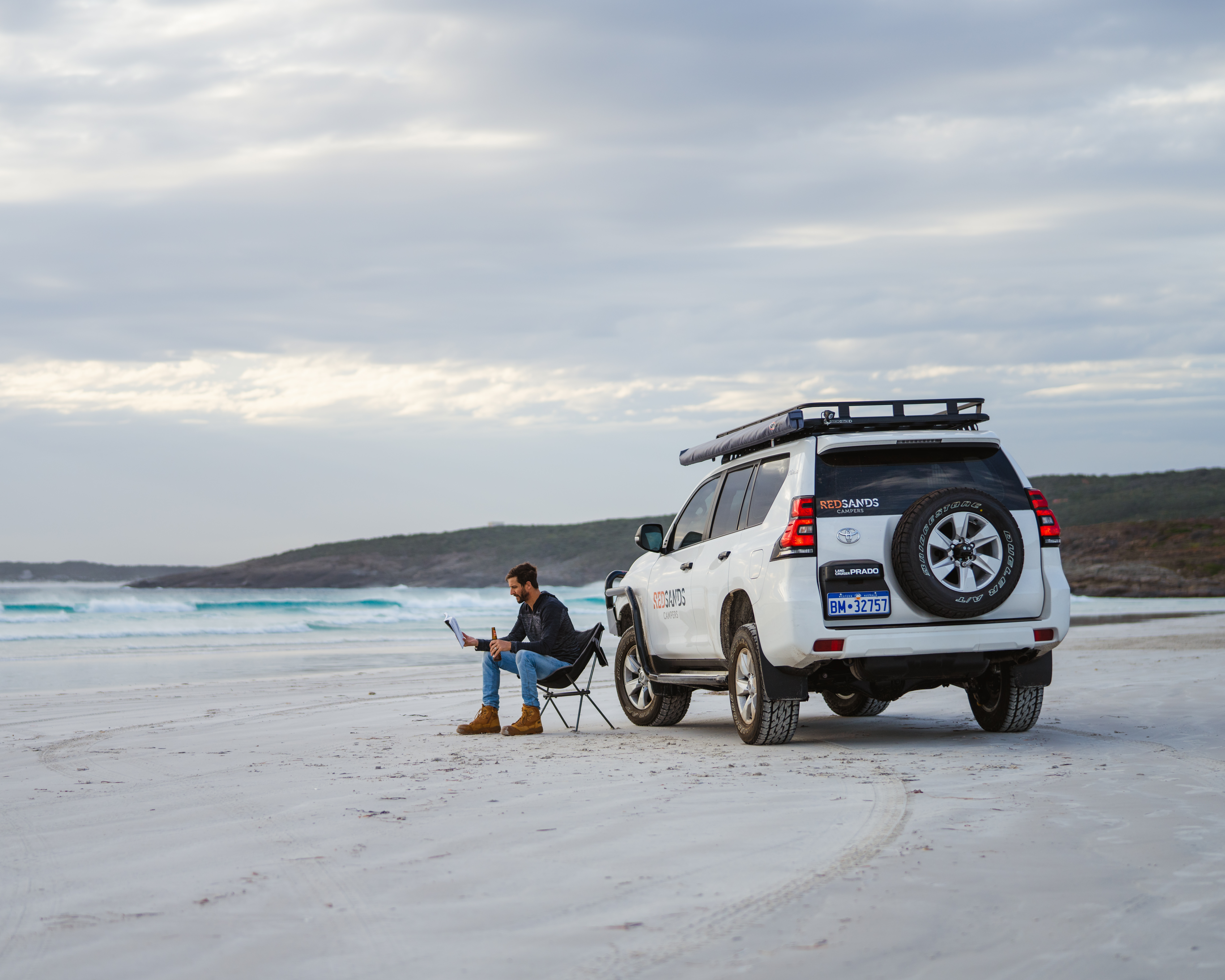 FahrzeugeRedSands CampersToyota Land Cruiser Prado 4WDBeach