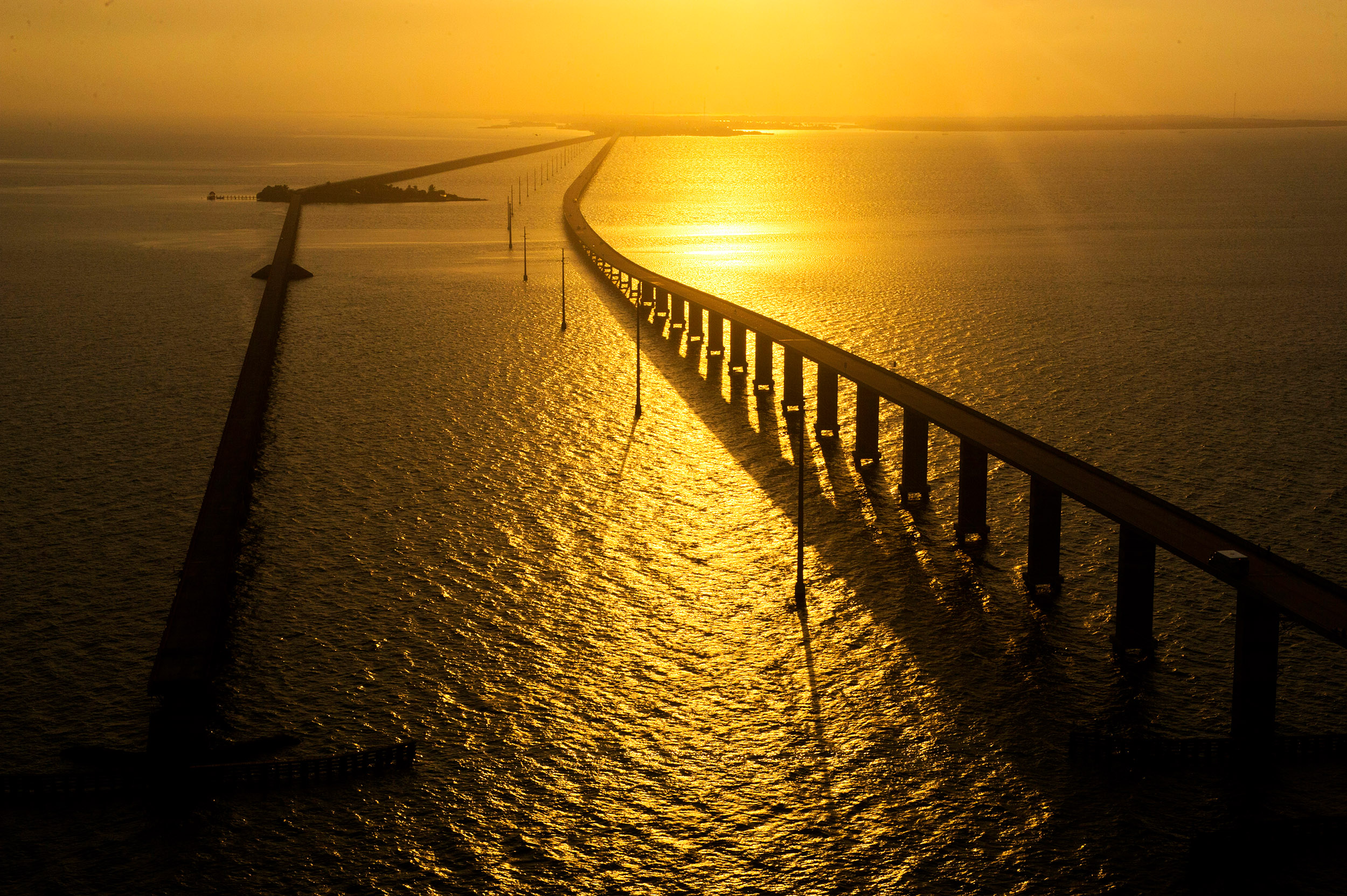 HDFloridaKeysSeven Mile Bridge Sunrise