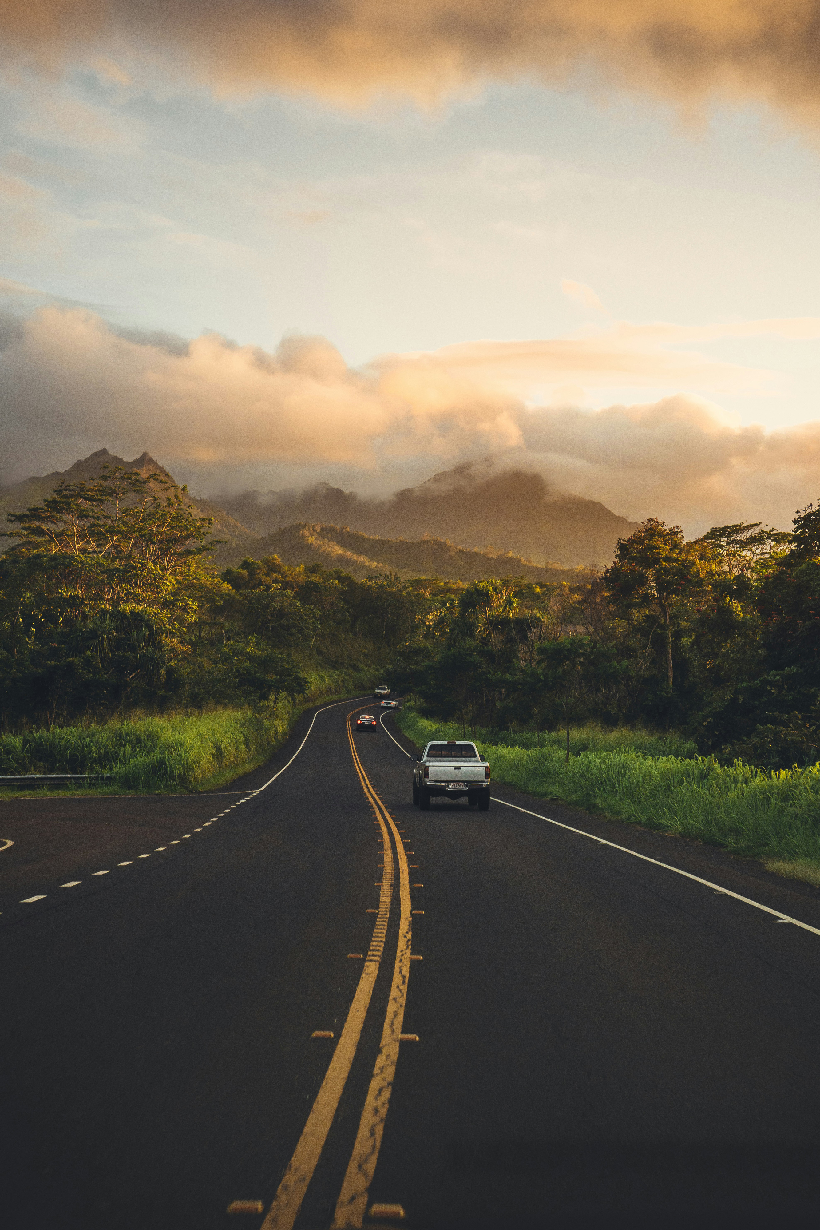 HDHawaiiSunset road