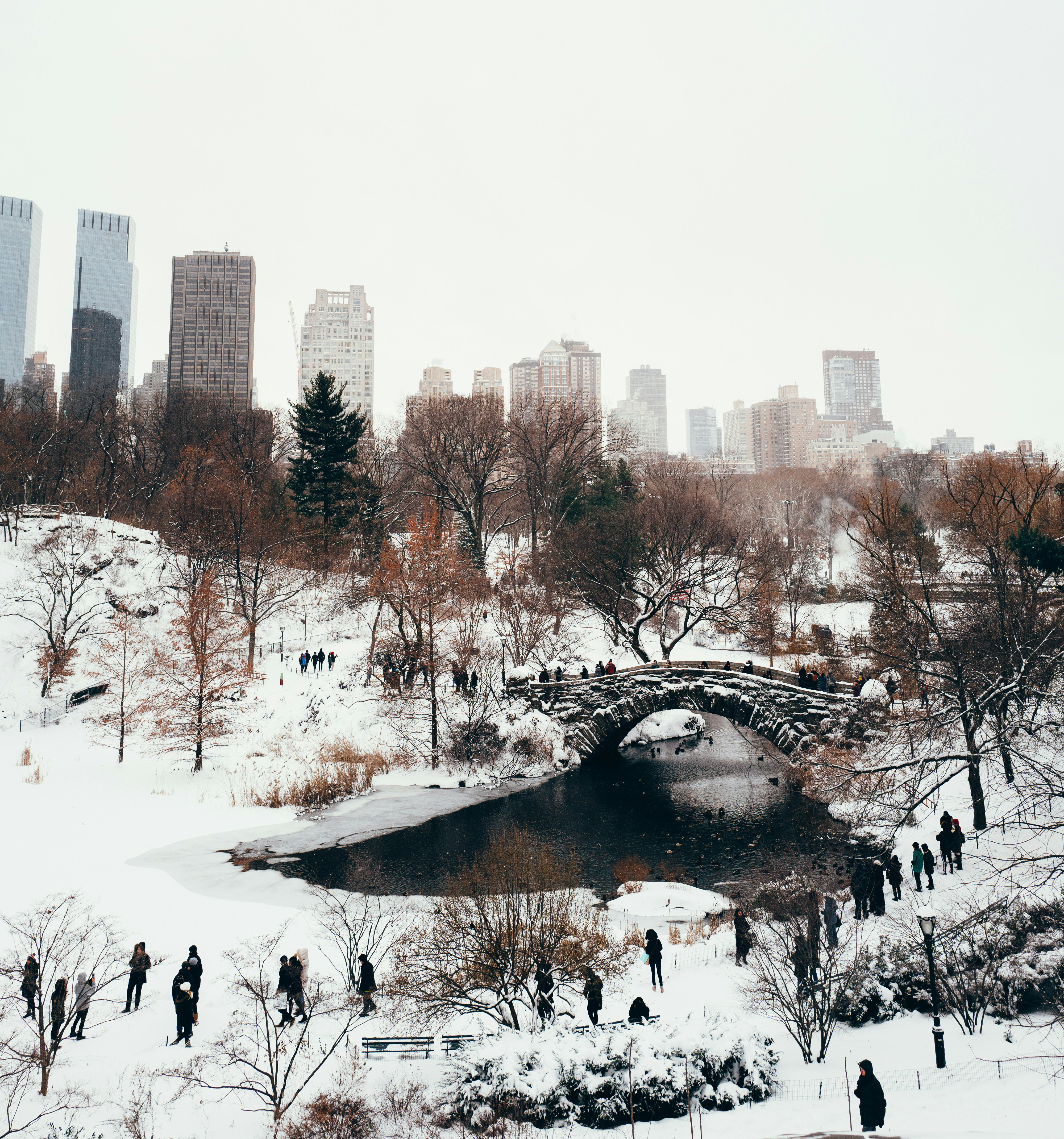 HDNew Yorkcentral park winter schnee