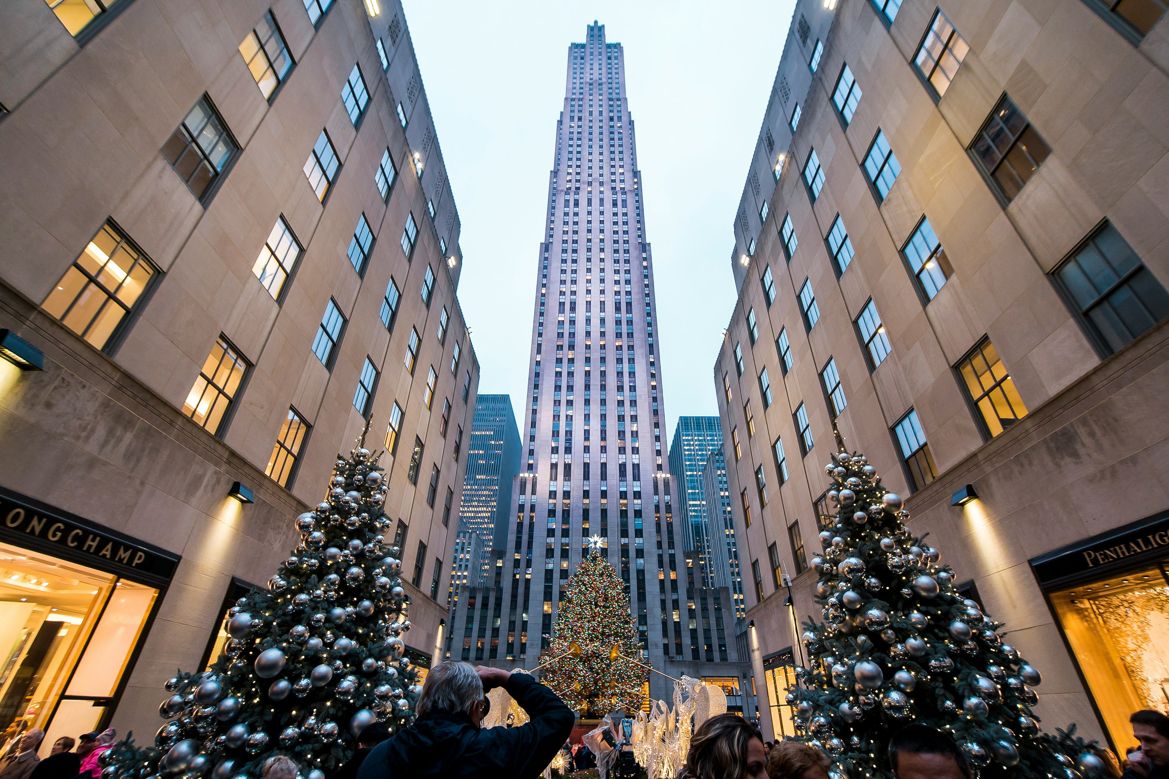 HDNew YorkRockefeller center Weihnachtsbaum