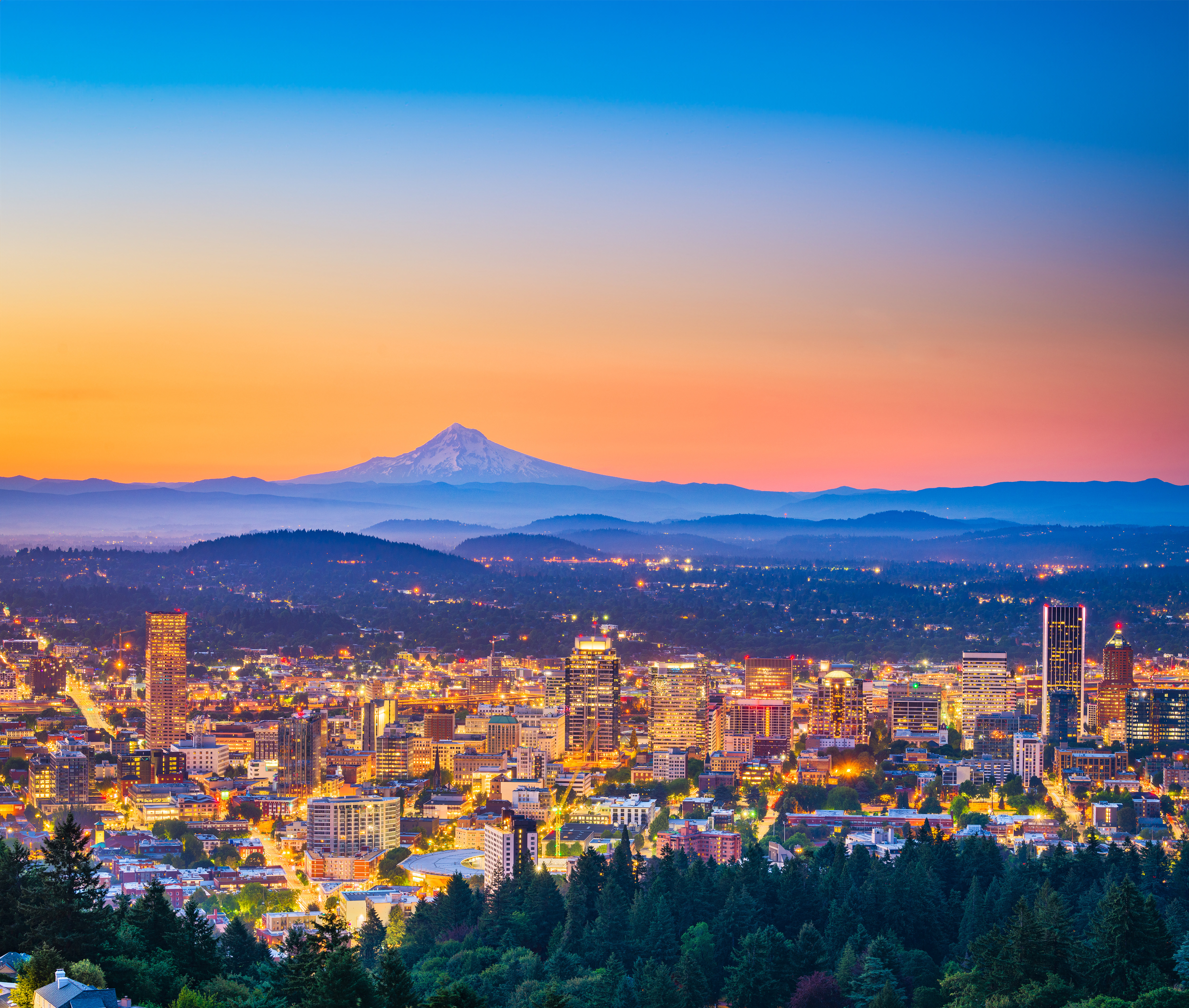 HDOregonPortland sunset