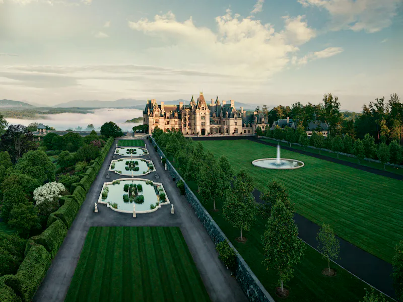 HDNorth CarolinaAshevilleBiltmore Aerial View
